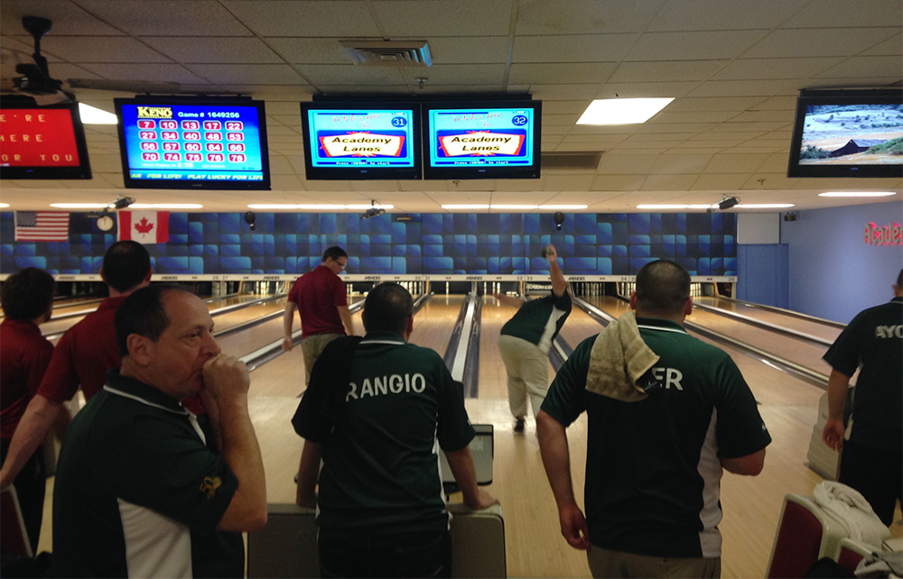 Candlepin bowling World Semifinals.